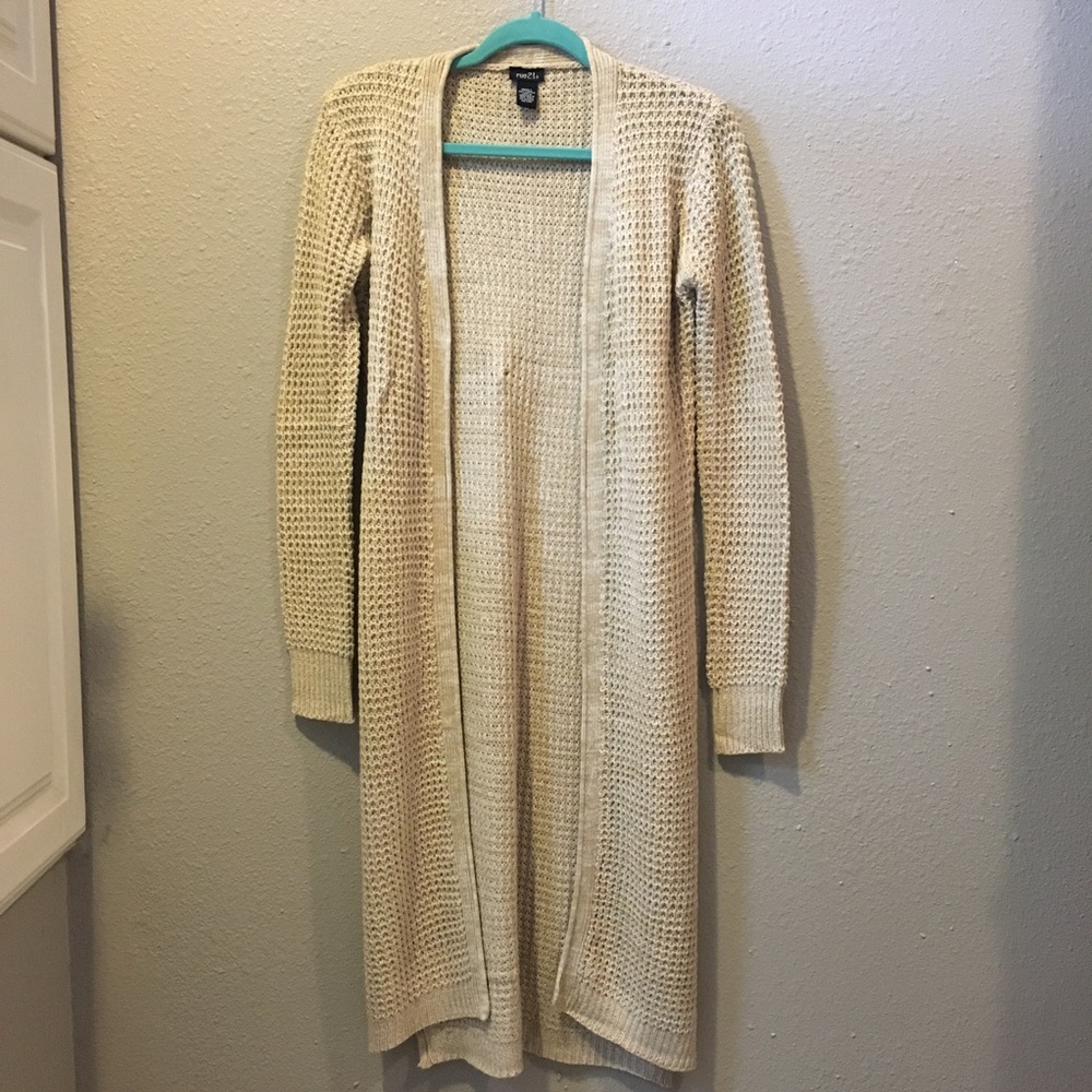 Rue 21 Ankle Length Knit Cardigan